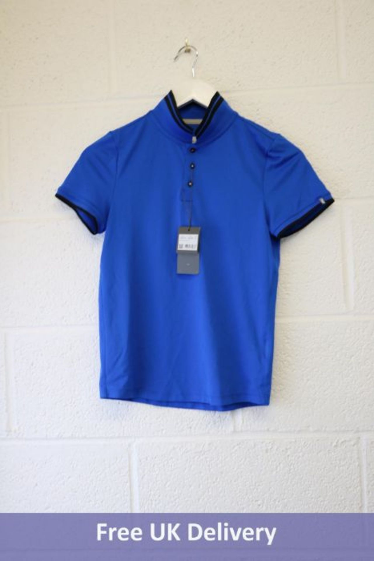 Two KJUS Kid's Polo Shirt, Size 152, 1x Blue, 1x Light Blue