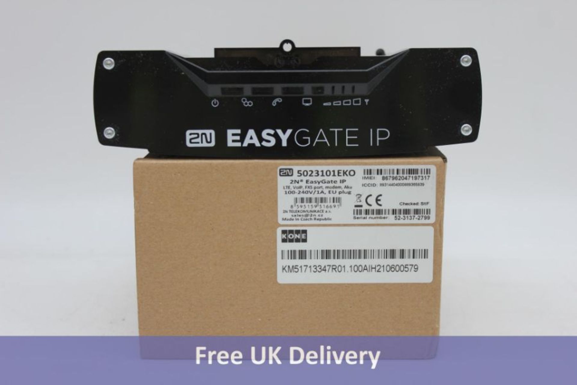 2N EasyGate IP Modem, Serial No. 52-3137-2799. Used