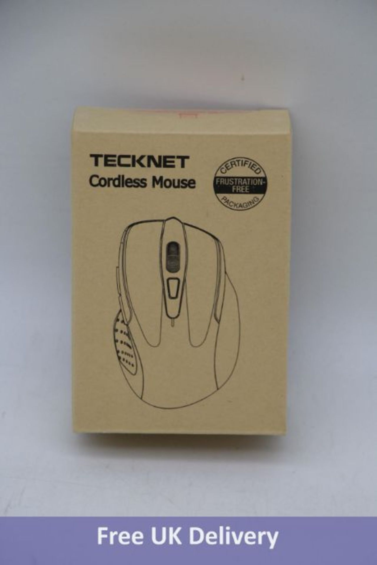 Twenty Tecknet Cordless Mouse, Grey, B0162XA64I