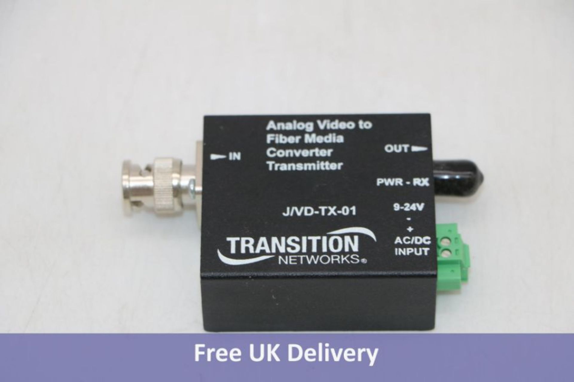 Transition Networks J/VD-TX-01 Just Convert IT, Analog CCTV Video Converter