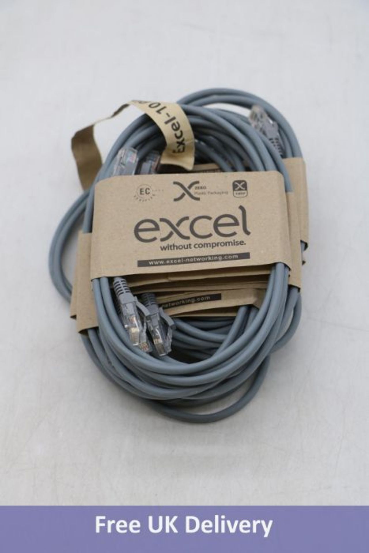 One-hundred Excel BB015MPLGE UTP 1.5 Metre Grey Cables