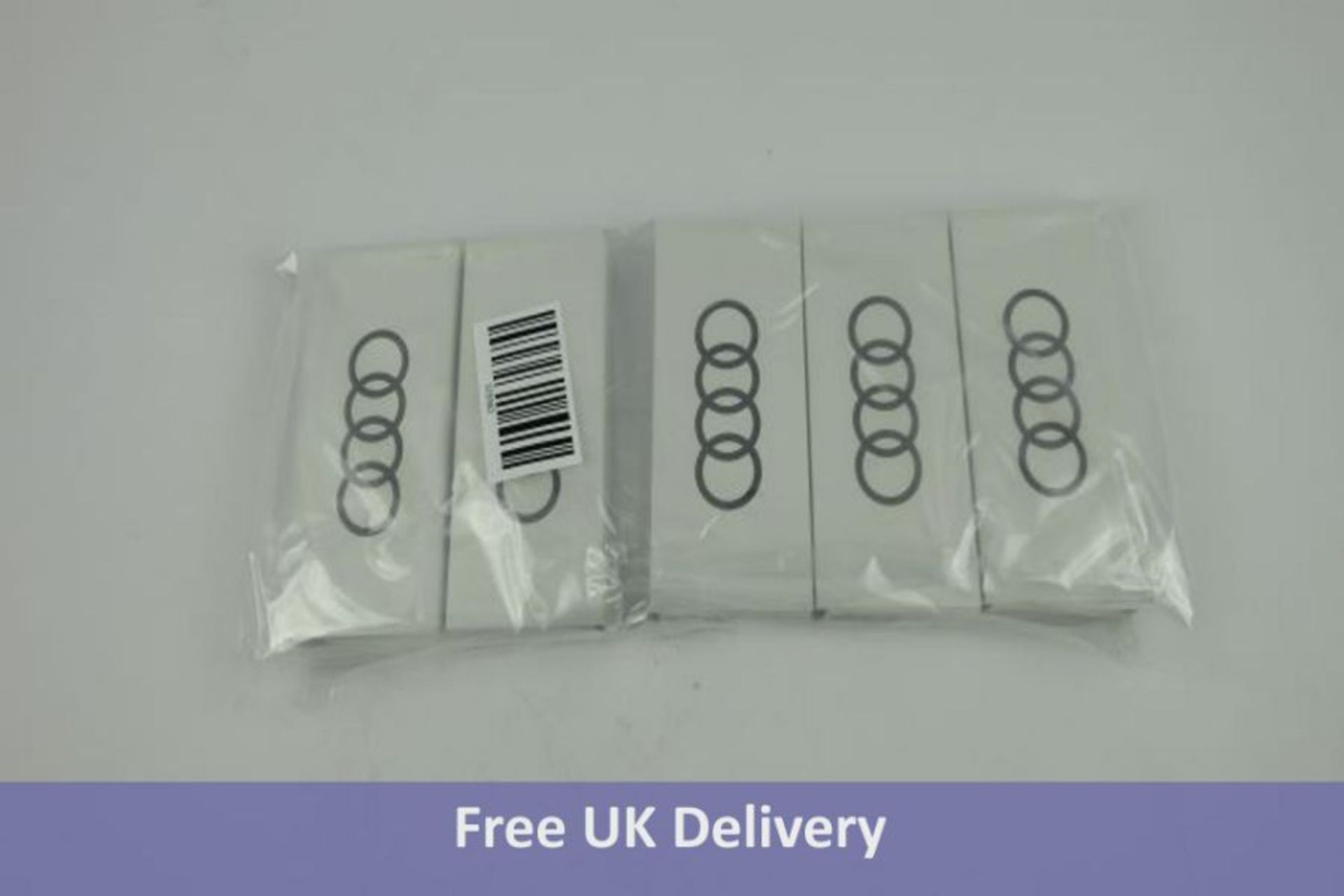 5 x Audi Q4 e-tron leather keyrings