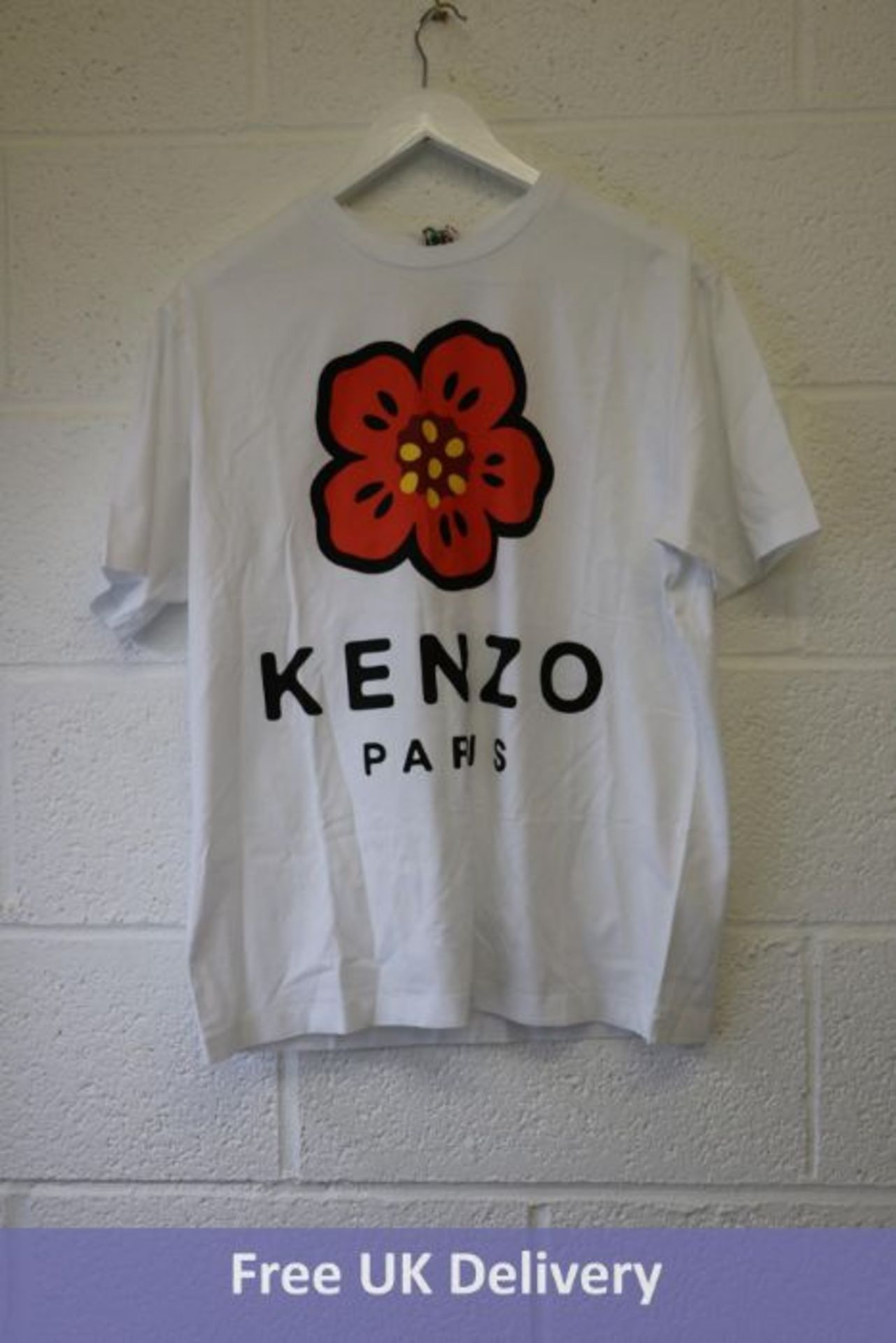 Kenzo Men's Seasonal Logo Classic T-Shirt, White, Size M