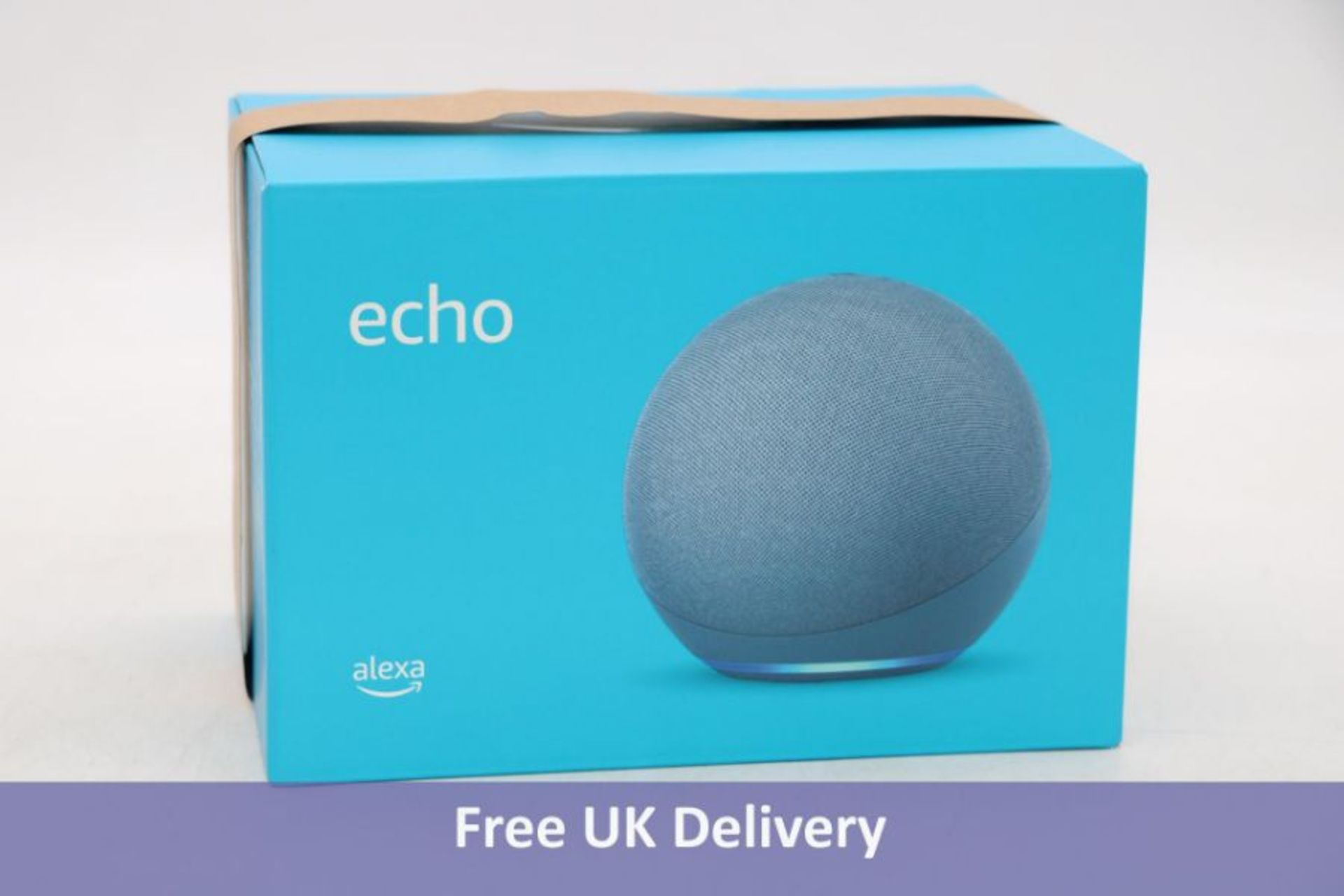 Amazon Echo Fourth Generation Smart Speaker with Alexa, Twilight Blue
