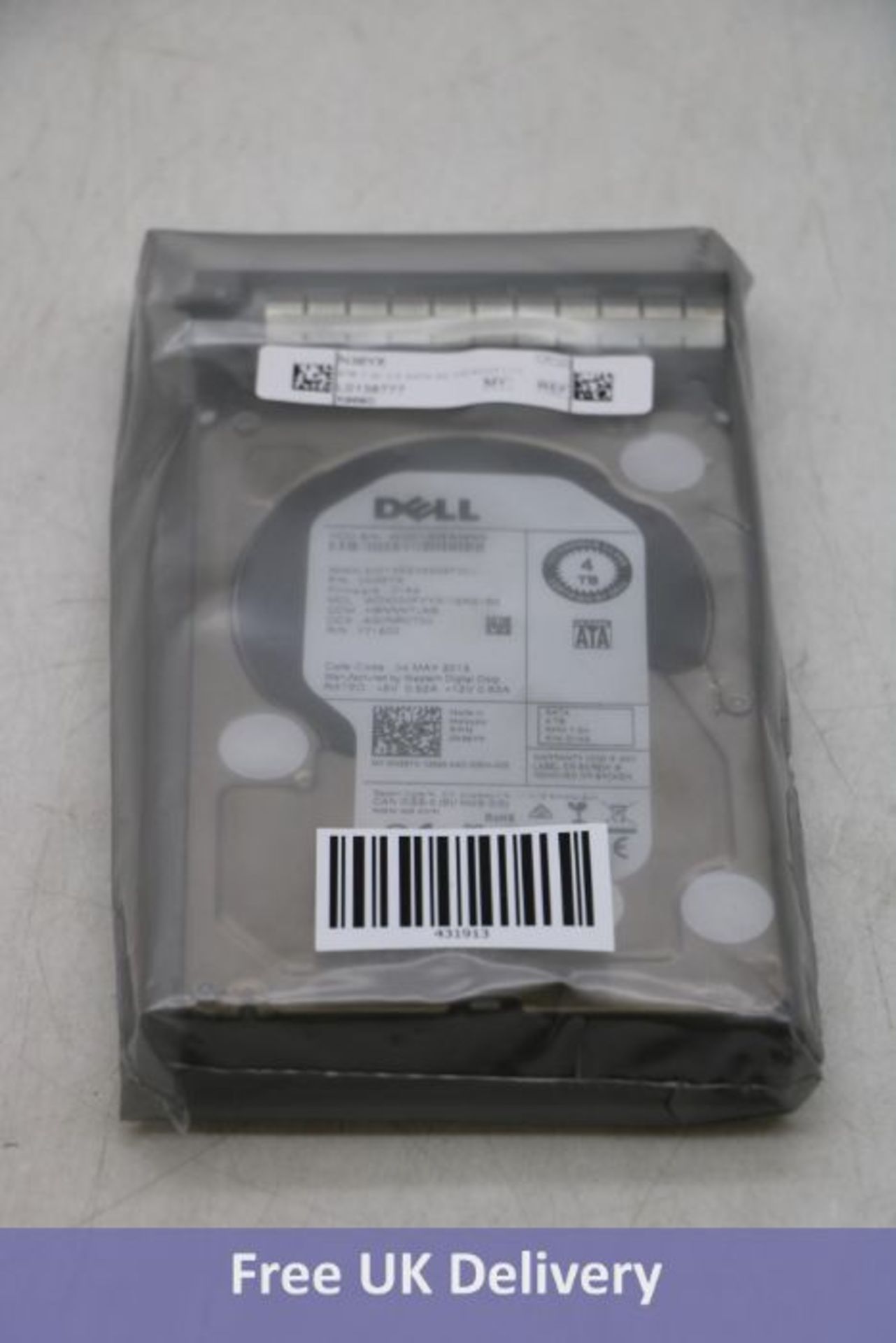 Five Dell HDD SAS Hard Drive, 4TB - Image 4 of 5