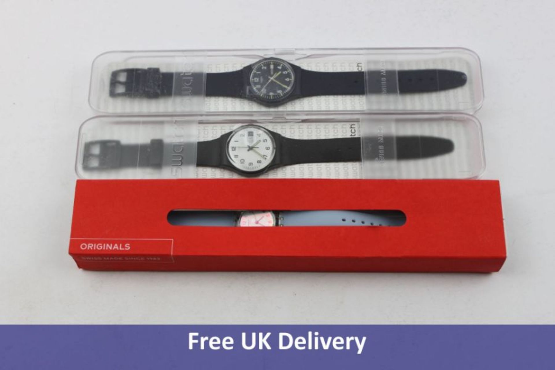 Three Swatch Watches