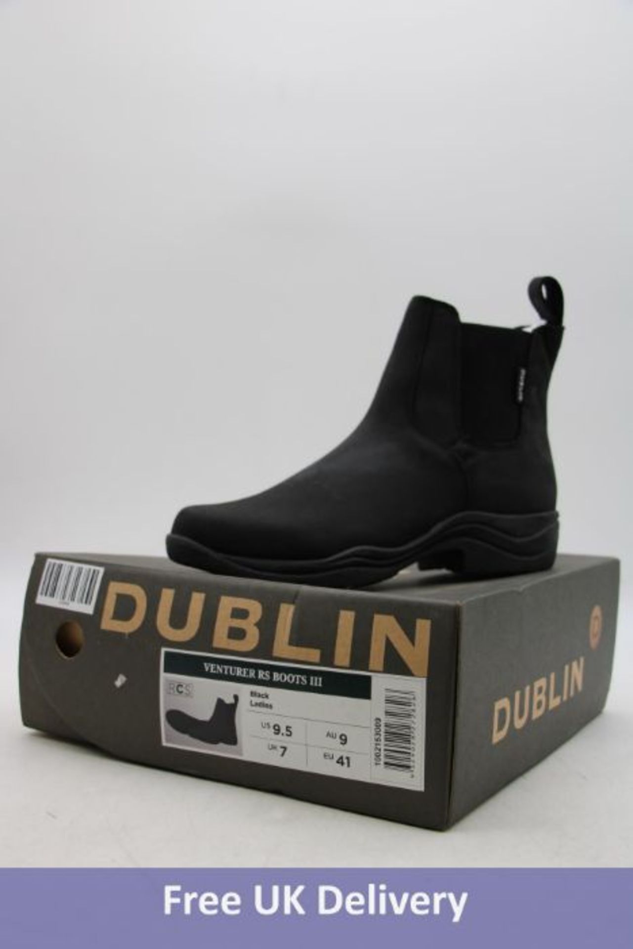Dublin Women's Venturer RS Boots, Black, UK 7. Box damaged