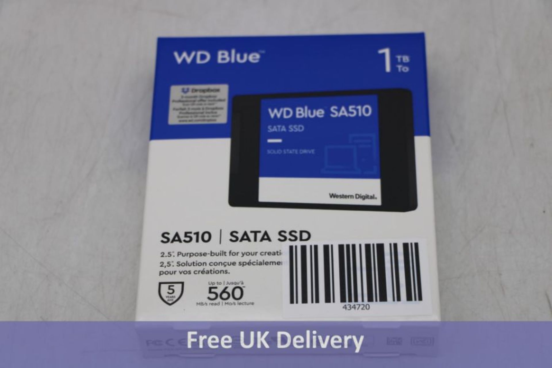 WD Blue SA510 1TB 2.5" SATA SSD