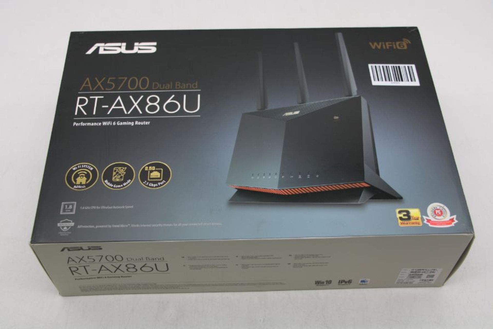 Asus AX5700 Dual Band RT-AX86U Performance Wifi 6 Gaming Router - Image 2 of 2