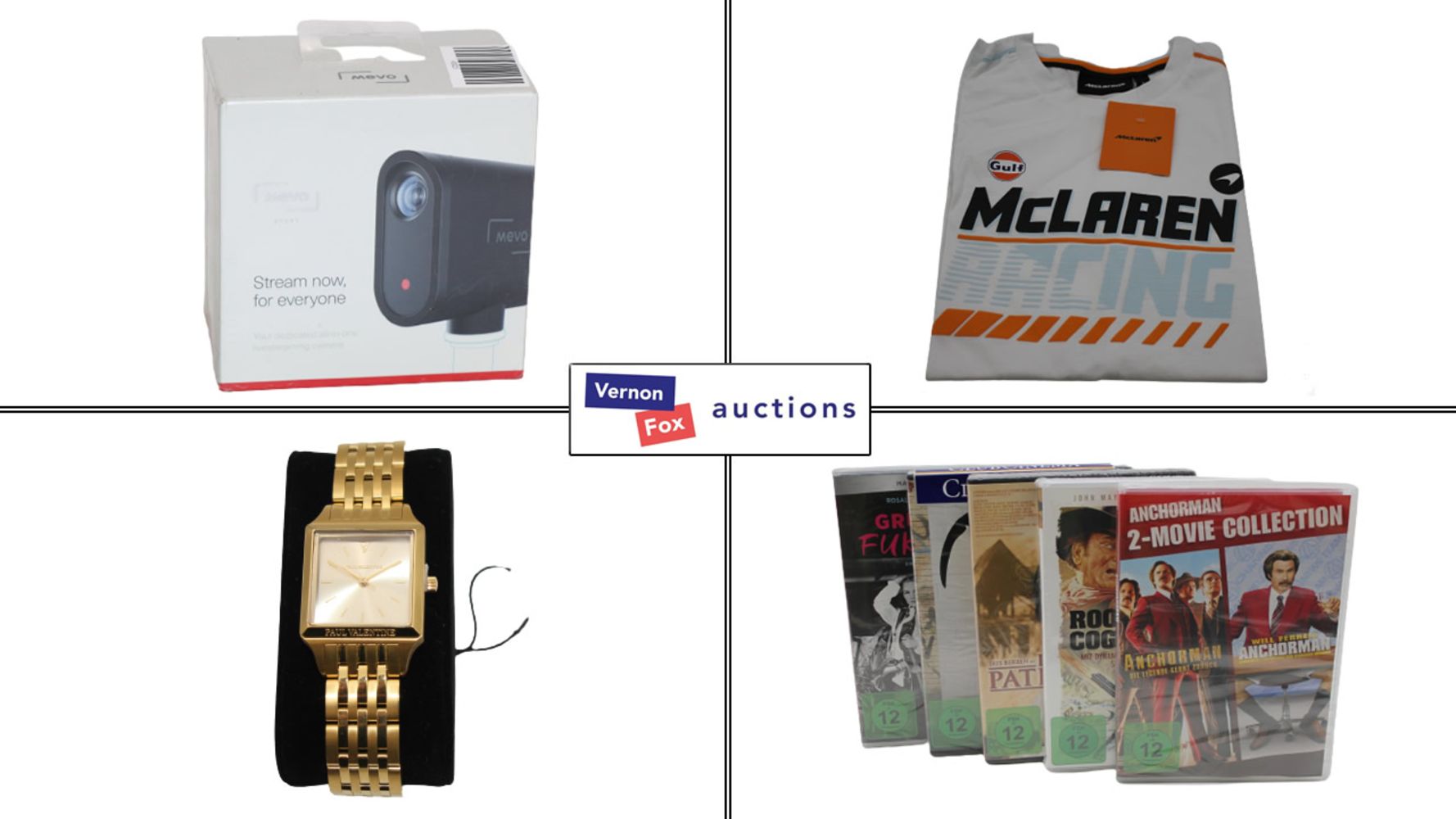 TIMED ONLINE AUCTION: Commercial Goods to include Clothing, Hair & Beauty, Technology, Cameras and more, with FREE UK DELIVERY!