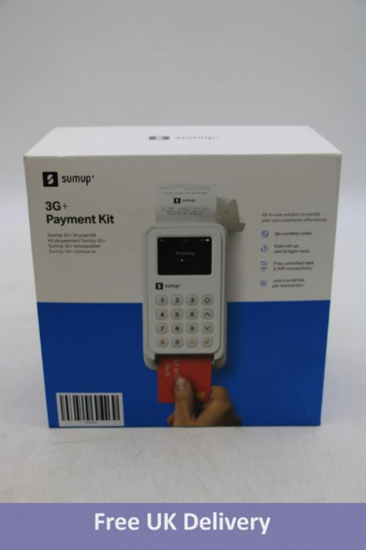 SumUp 3G+ WiFi Card Reader Payment Kit, White