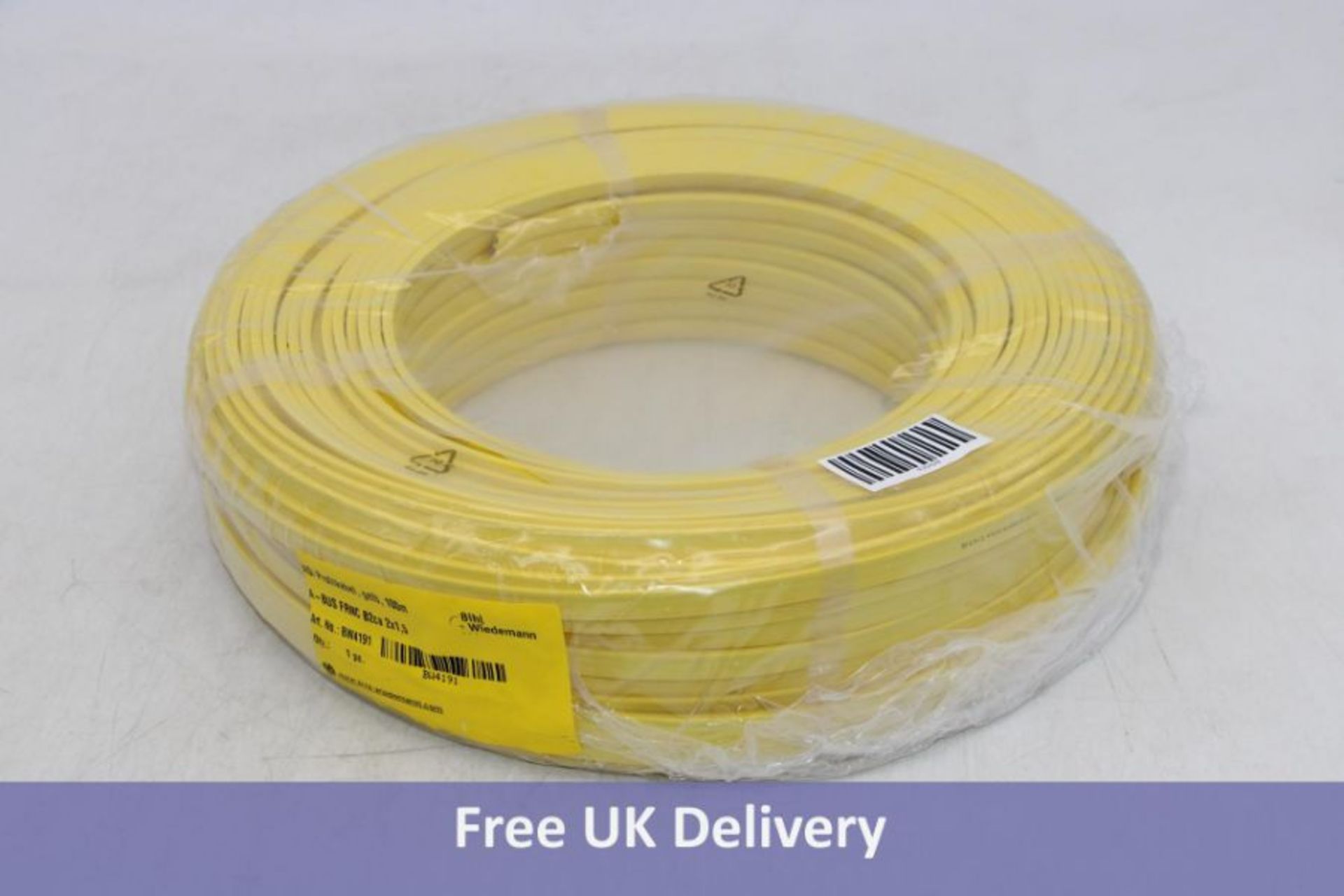 Bhil Wiedemann BW4191 ASi Profile Cable For Building Automation, Yellow, Size 100m