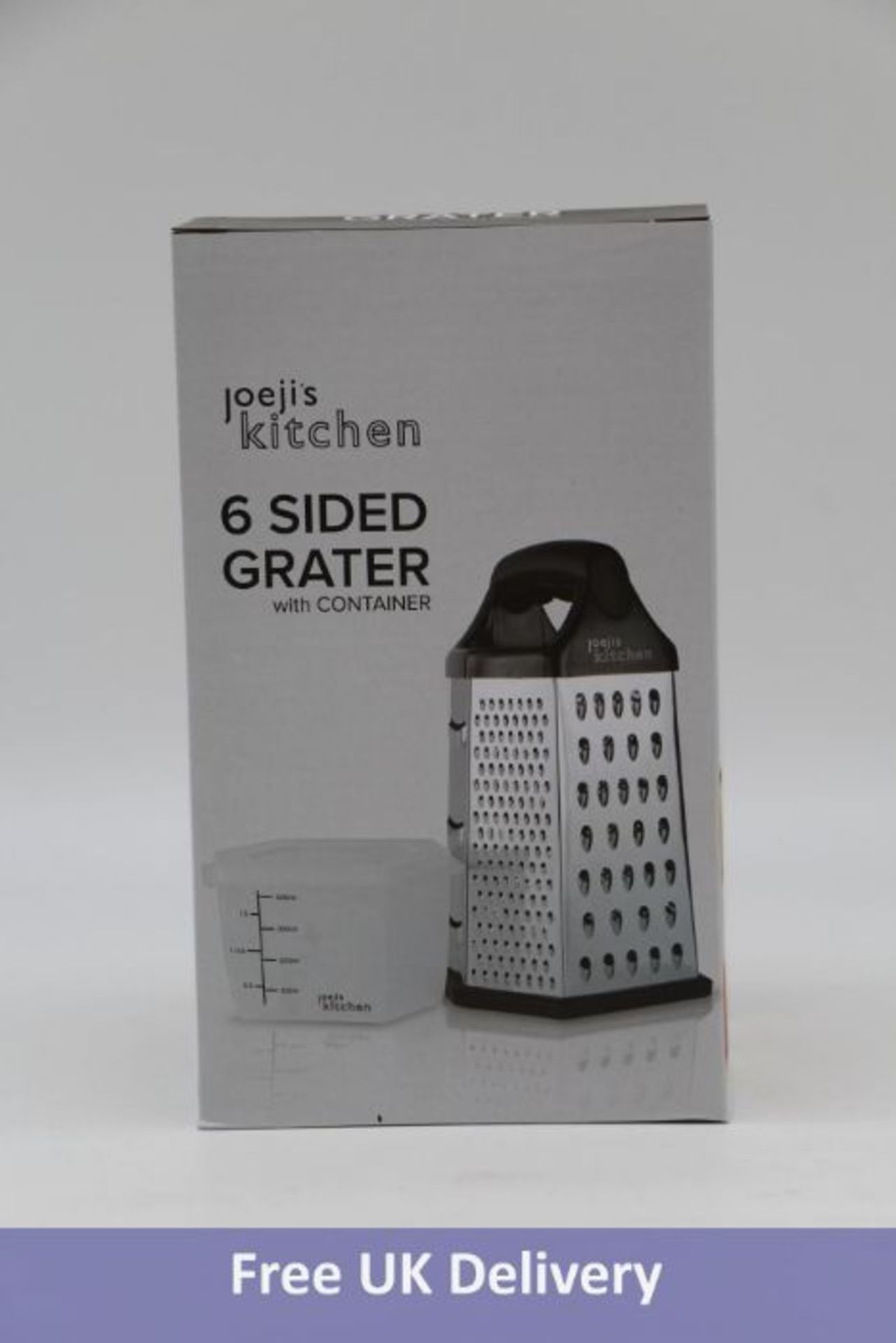 Twenty-four Joeji's Kitchen 6 Sided Cheese Grater With Container