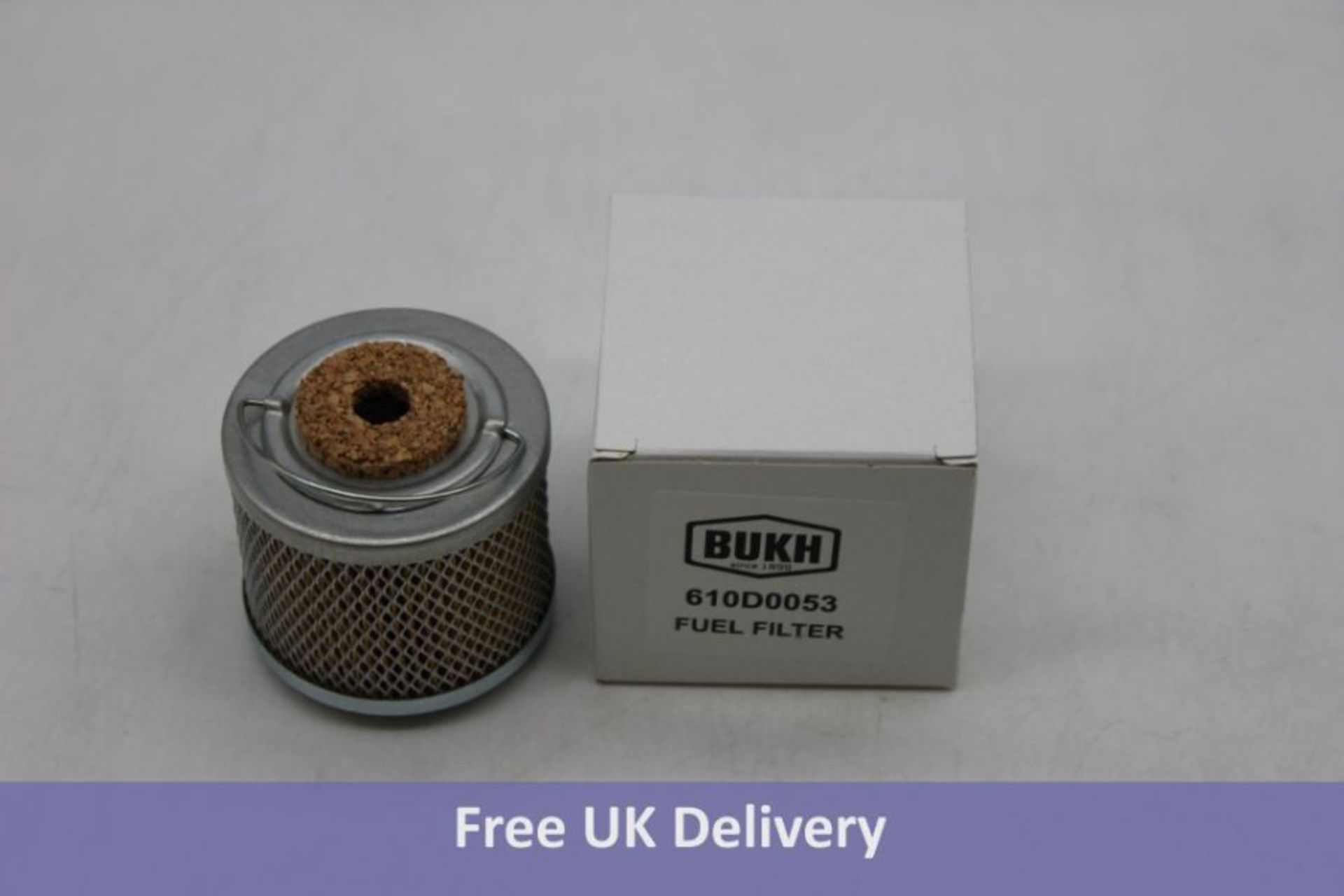 Four BUKH 610D0053 Fuel Filter Inserts