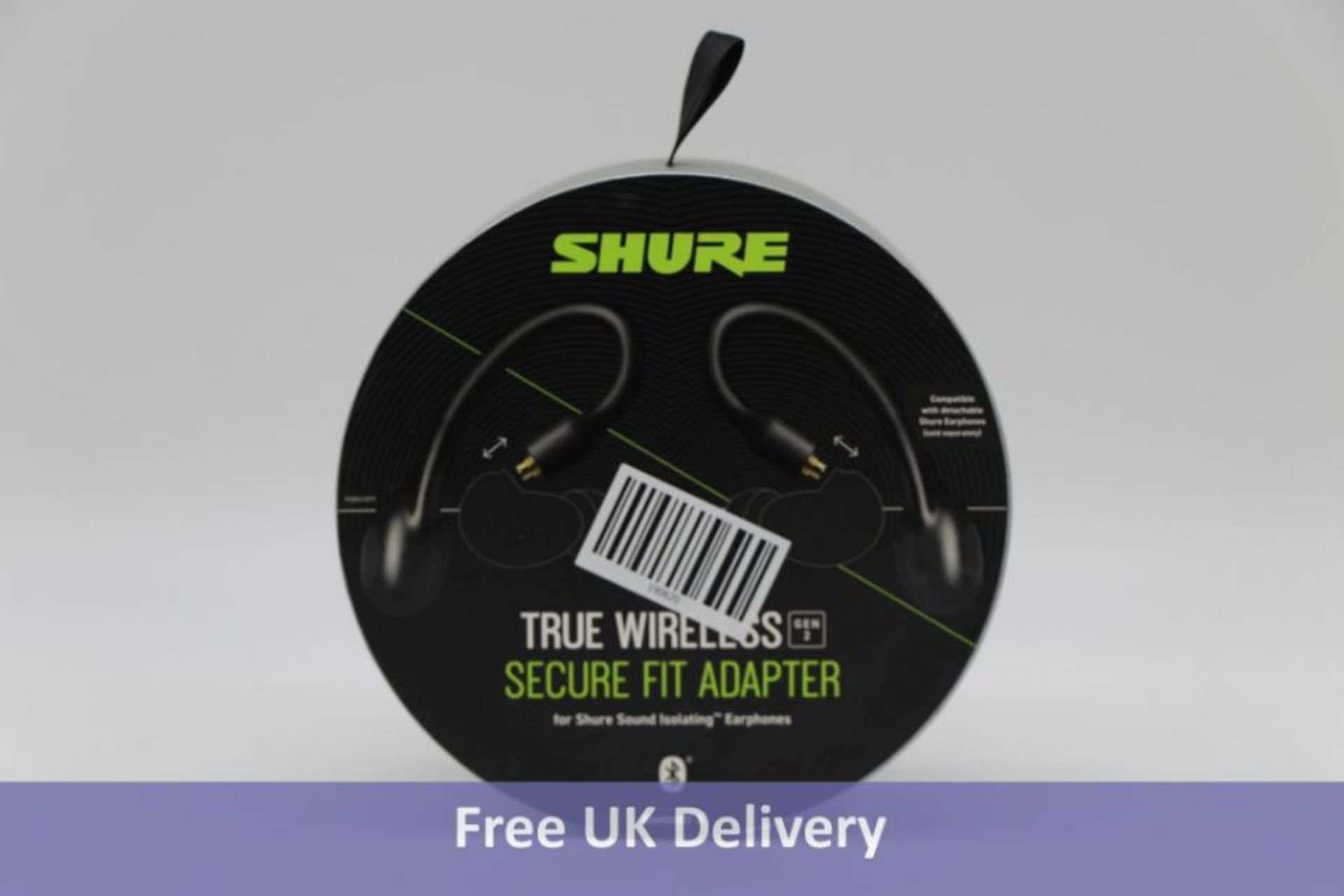 Shure True Wireless Earphone Secure Fit Adapter, Black