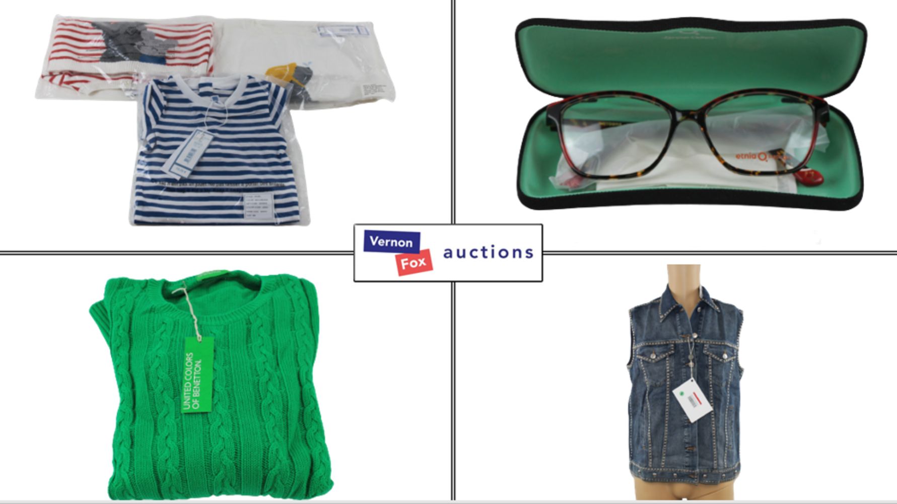 TIMED ONLINE AUCTION: A wide choice of Clothing, Glasses, Auto Parts and Industrial Items. FREE UK DELIVERY!