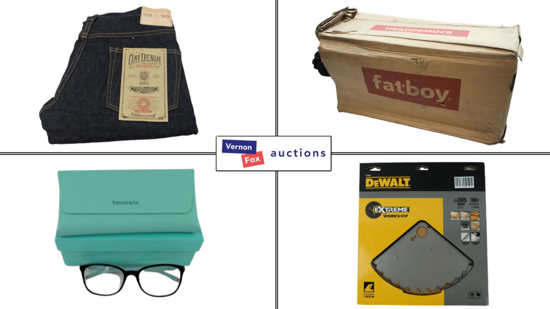 TIMED ONLINE AUCTION: A wide choice of Clothing, Glasses, Auto Parts and Industrial Items. FREE UK DELIVERY!