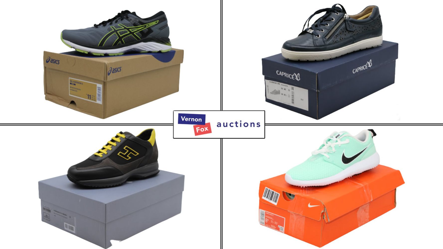 TIMED ONLINE AUCTION: The Trainer Sale, including Running Shoes, Sports Footwear and Children's Shoes, with FREE UK DELIVERY!