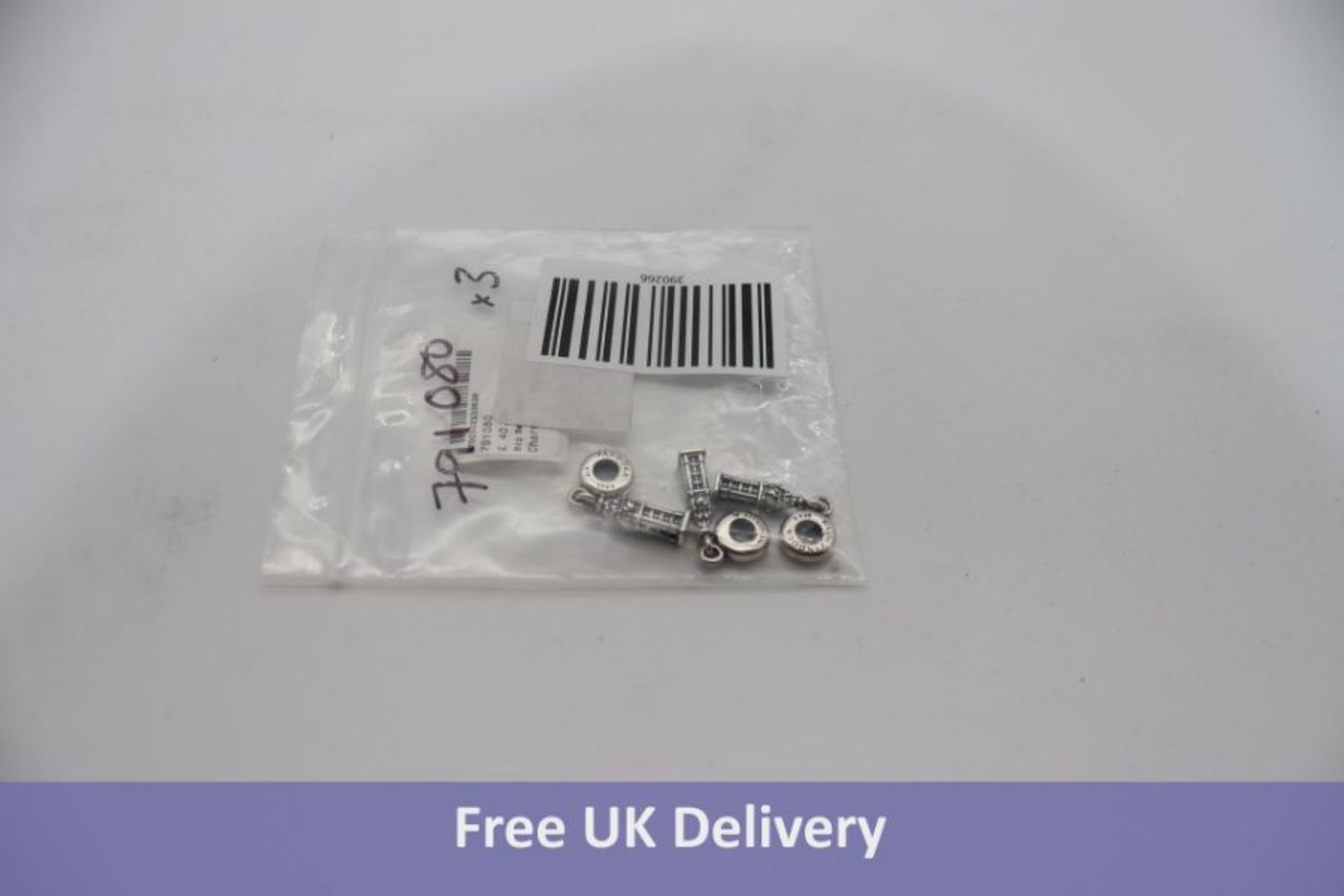 Three Pandora London Big Ben Dangle Charms