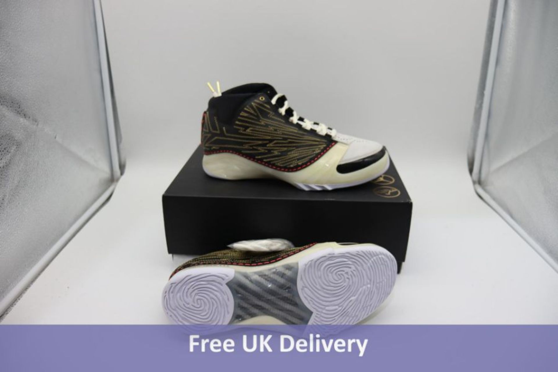 Nike Air Jordan 23 Retro Titan Trainers, Black, Metallic Gold, UK 9