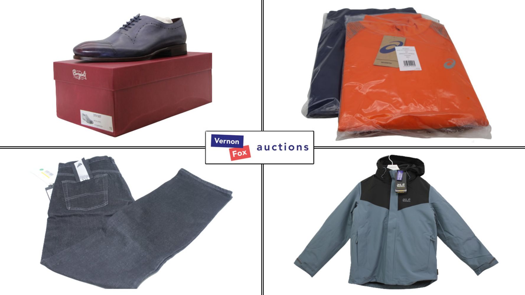 TIMED ONLINE AUCTION: An Extraordinary Collection of Menswear, Men's Shoes and Fashion Accessories, with FREE UK DELIVERY!