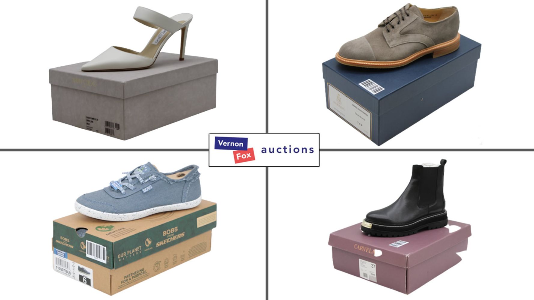 TIMED ONLINE AUCTION: Shoes, Boots, Trainers and other Footwear at Discounted Prices, with FREE UK DELIVERY!