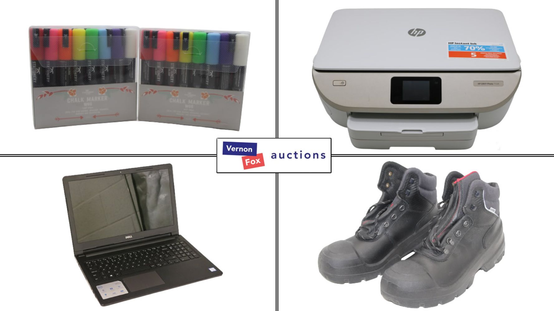 TIMED ONLINE AUCTION: Back To Work! Start the Autumn with our Tech, Printers, Bags, Workwear and other Commercial Items, with FREE UK DELIVERY!