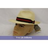 Stetson Jefferson Panama Hat, Beige, S