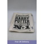 Five Daily Prophet Harry Potter Undesirable No1 Tote bag, White/Black