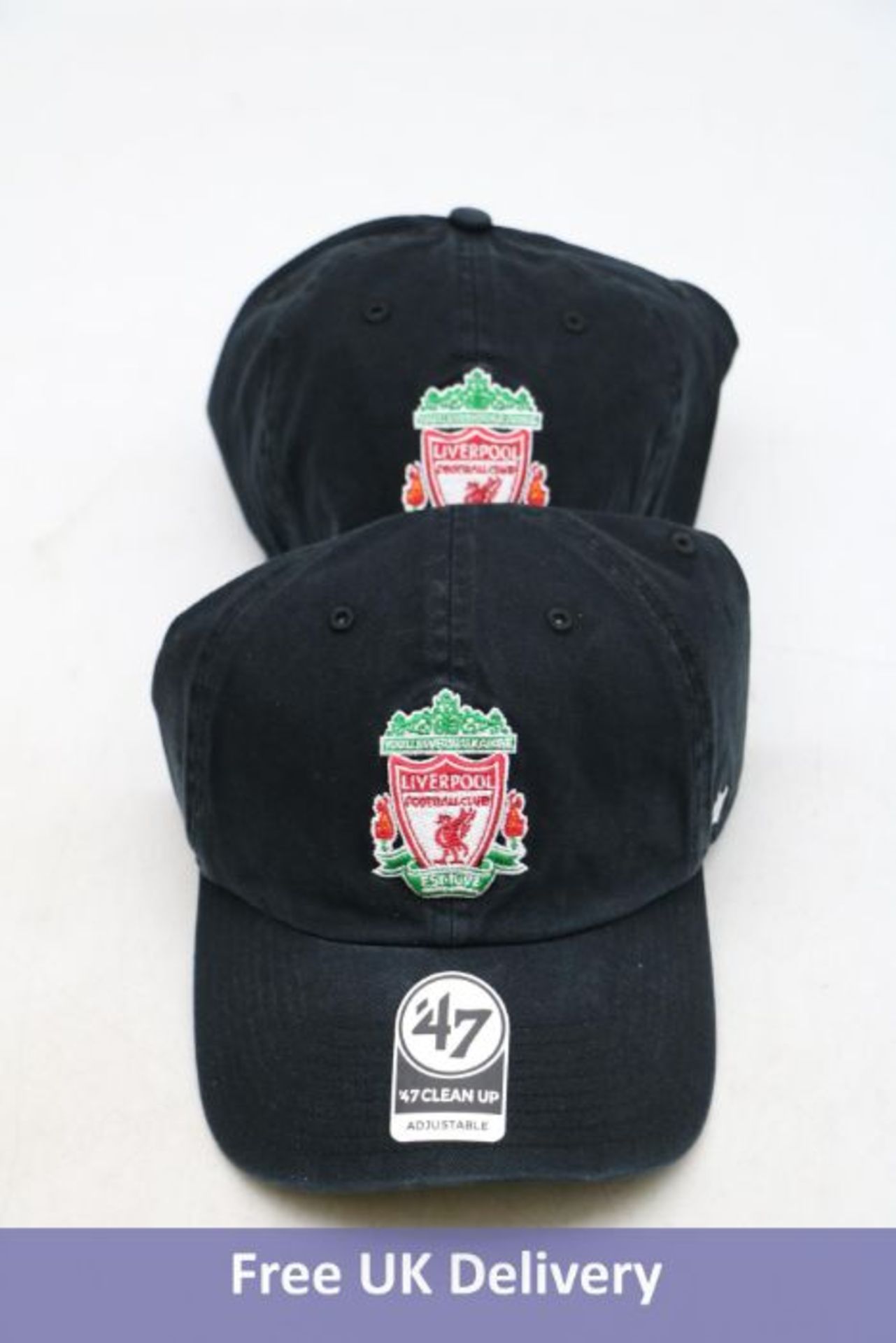 Four 47 Brand EPL Liverpool FC Clean Up Cap, Black