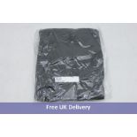Twelve Port & Company Knitted Scarf, Black, 100% Acrylic, 72" x 9"