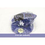 Two LA Dodgers Authentic On Field Game Blue 59FIFTY Cap