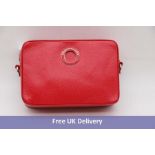 Mandarina Duck Women's Deluxe Mini Leather Bag, Flame Scarlet
