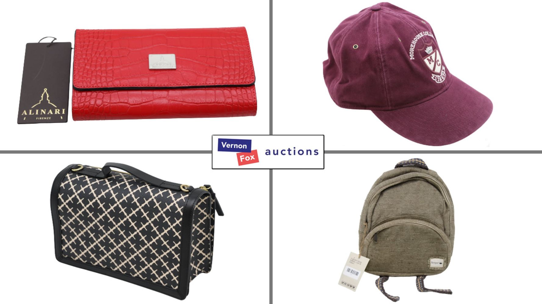 TIMED ONLINE AUCTION: Discounted Bags, Hats, Fashion Accessories and other Commercial Items, with FREE UK DELIVERY!