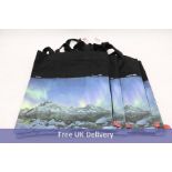Five Eyepoc Shopping Bag Northern Lights Black With Picture