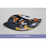 Ten Mengpa Fashion Reversible Tie Dye Bucket Hat, Multi Coloured, One Size