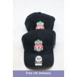 Four 47 Brand EPL Liverpool FC Clean Up Cap, Black