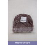 Two Free People Fireside Slouchie Beanie, Wine, One Size