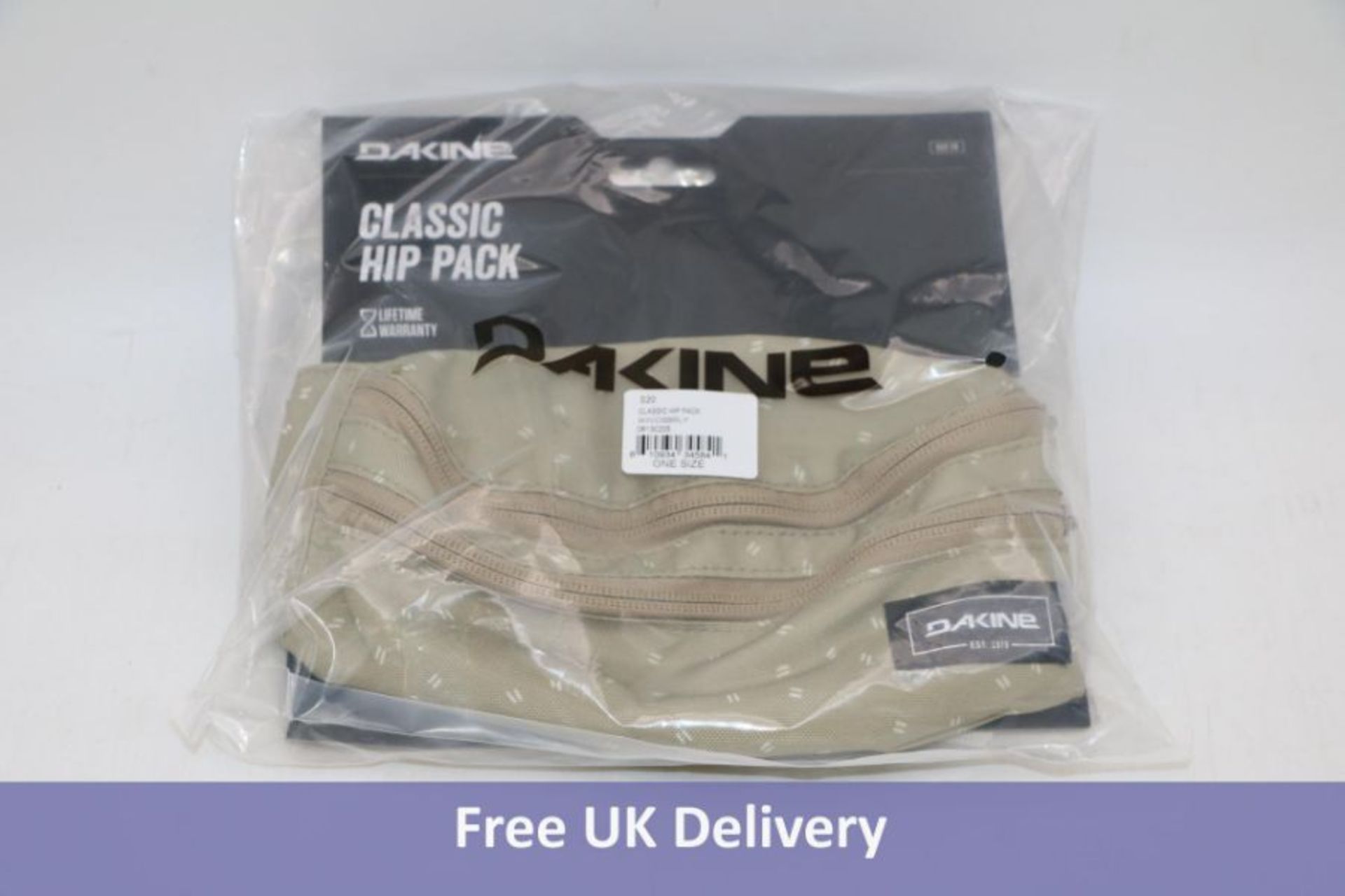Four Dakine Classic Hip Packs to include x3 Dash Barley, One Size, x1 Dakine Unisex, Black, One Size