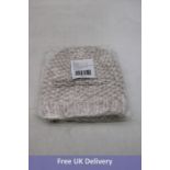 Two Free People Fireside Slouchie Beanie, Ivory, One Size