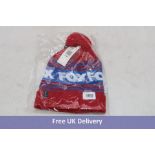 Six Fox Frontline Beanie Hats to include 2 Black, 2x Grey and 2x Red, One Size