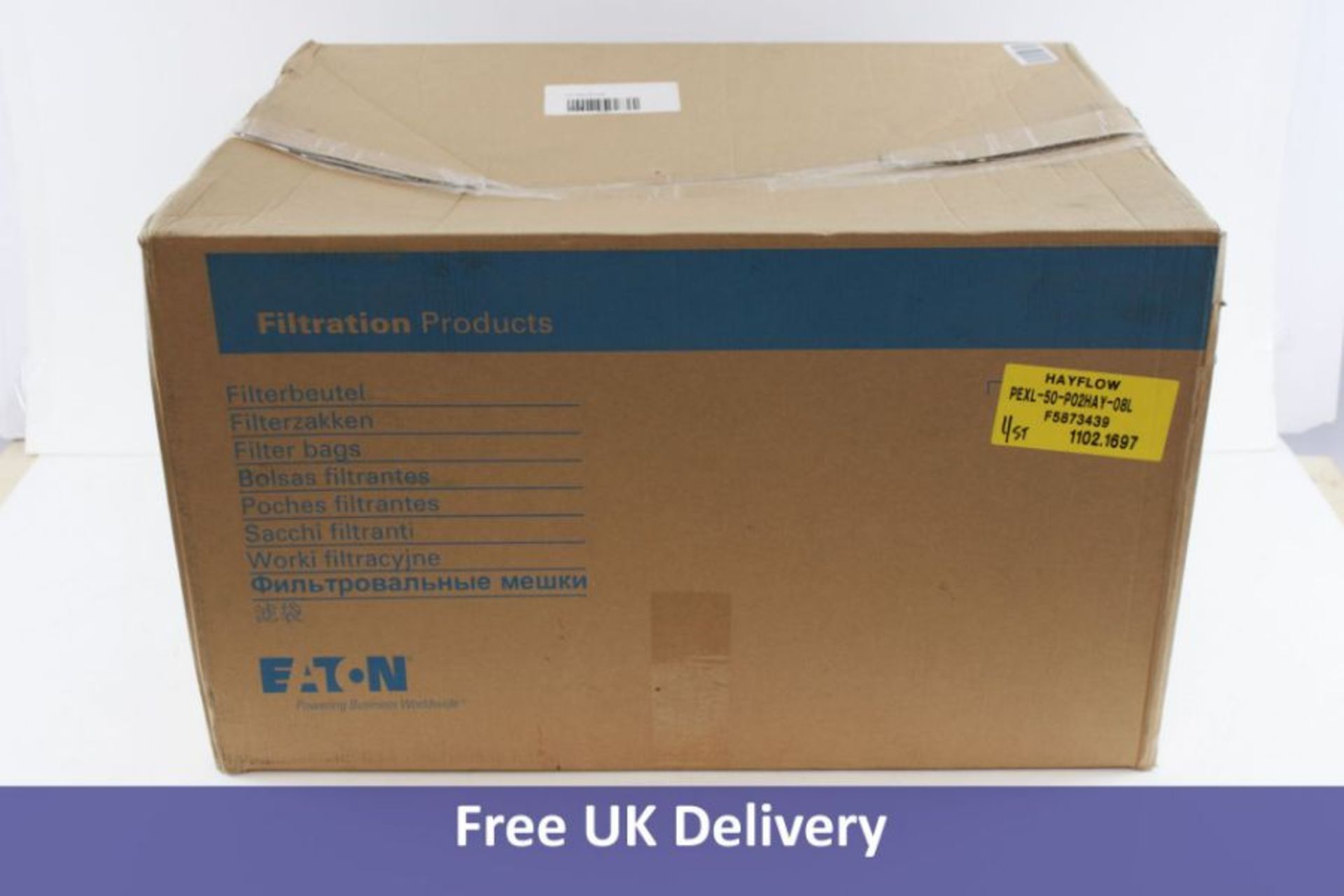 Twenty Eaton Filter bags, Sentinel PE-100-P02H-30L