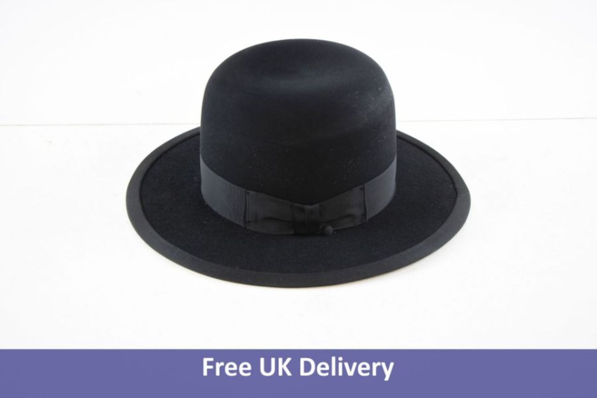 Fernandez Roche Sevilla Hat, Black Felt, Size 54