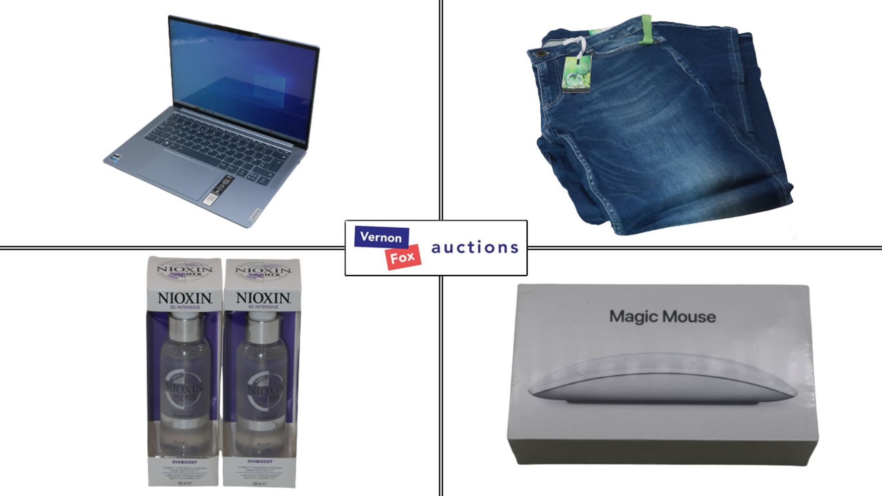 TIMED ONLINE AUCTION: IT and Laptops, Cosmetics, Clothing, Tools and many more Commercial and Industrial Goods, with FREE UK DELIVERY!