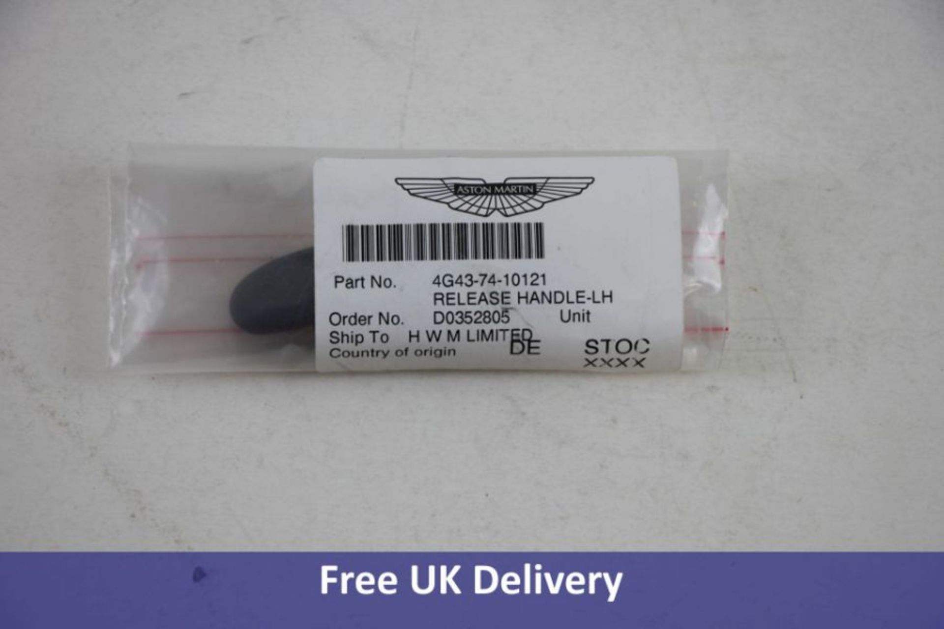 Aston Martin 4G43-74-10121 Release Handle LH