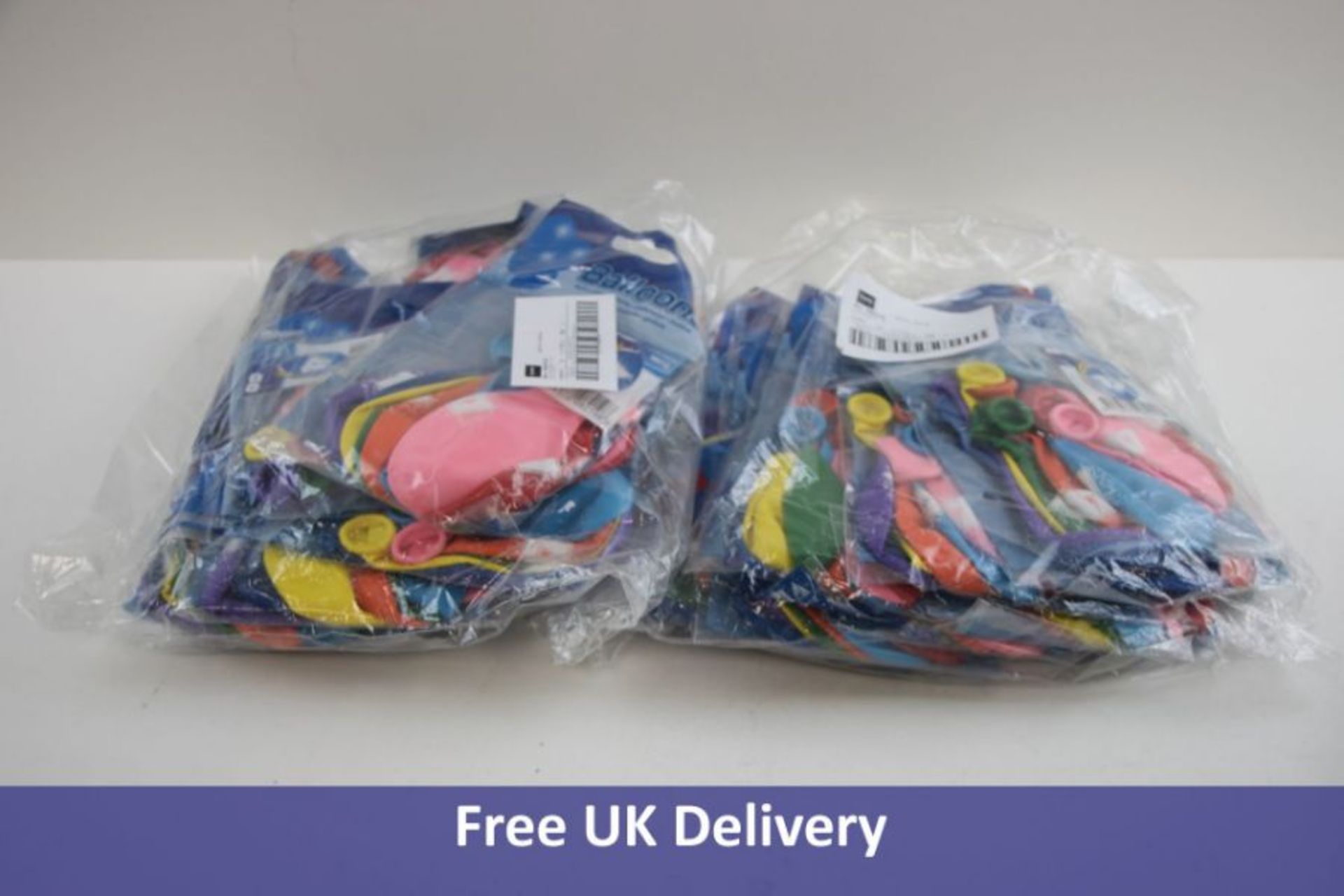 Twenty Four Packs of 17th Birthday Assorted Colour Deluxe Party Balloons 30cm, 8 in Pack