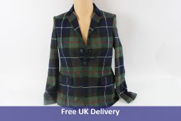 IL Gufo Children's Blazer, Tartan with blue velvet collar, Age 14