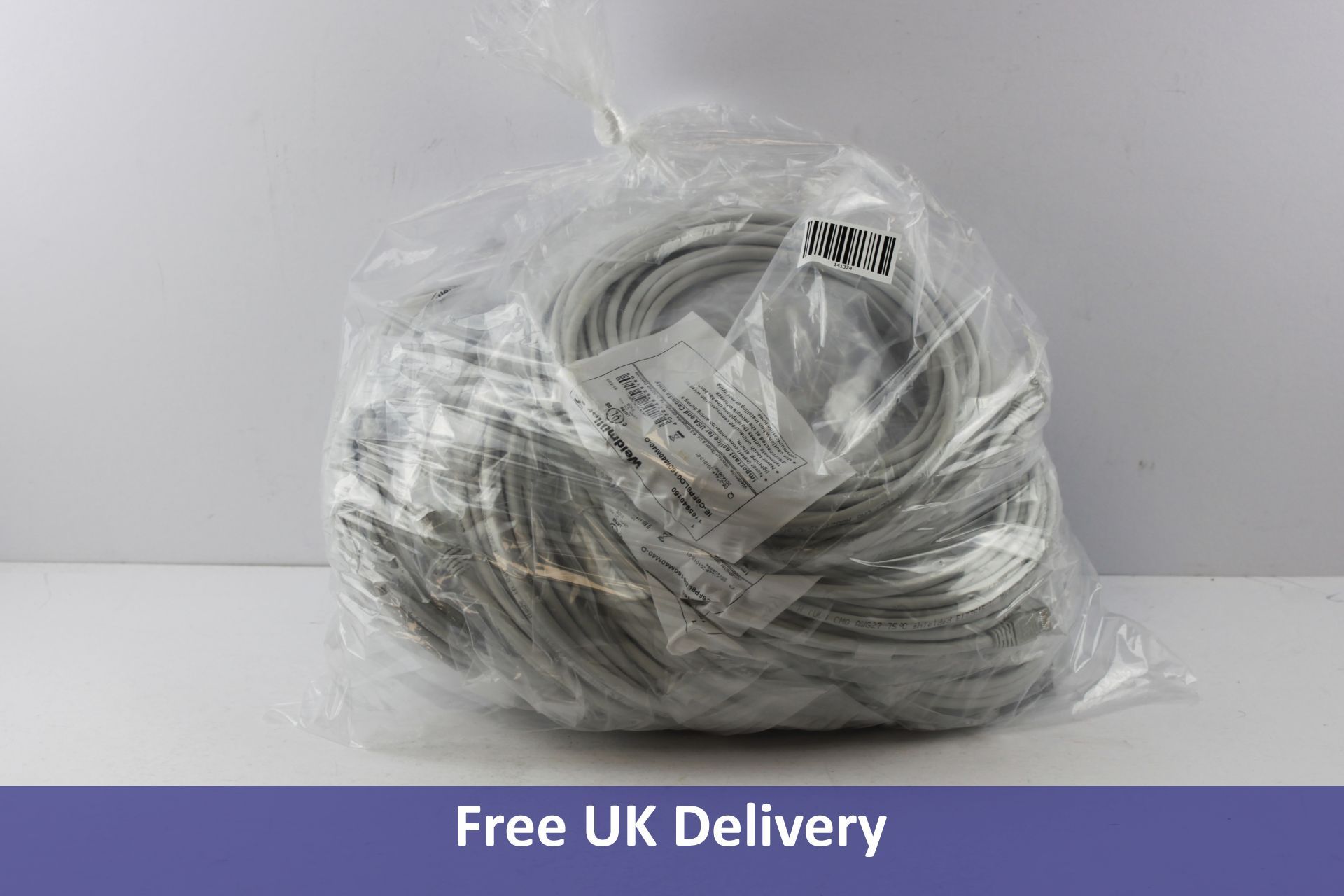 Weidmüller Networking Cables, IE-C6FP8LD0150M40M40-D, Grey