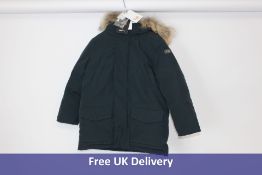 IL Gufo Boy's Parka Jacket With Fur Hood