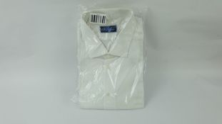 Solid Dress Shirt, White, Tailored